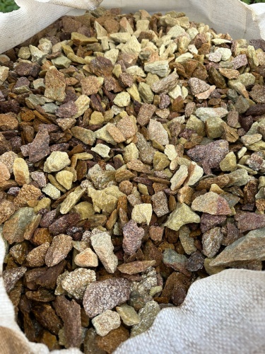 Златолит персиковый декоративная каменная крошка купить в Ликино-Дулёво