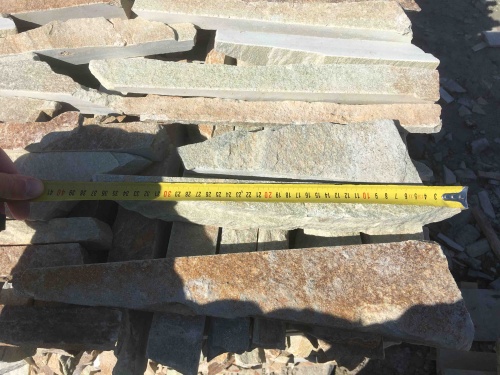 Горбушка златолит золотистый для облицовки купить в Ликино-Дулёво