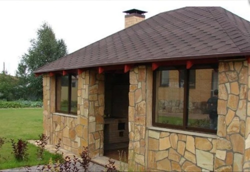 Плитняк златолит жёлтый для фасада 1,5-3 см купить в Ликино-Дулёво