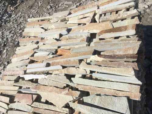 Горбушка златолит золотистый для облицовки купить в Ликино-Дулёво