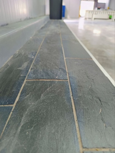 Плитка чёрная из натурального камня фасадная 30 см * 5 см, толщина 7 мм -30 мм купить в Ликино-Дулёво