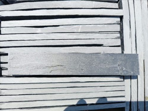 Плитка чёрная из натурального камня фасадная 30 см * 5 см, толщина 7 мм -30 мм купить в Ликино-Дулёво